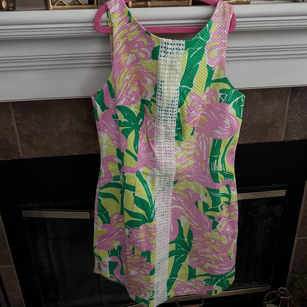Size 2 Lilly Pulitzer for Target Flamingo Shift Dress